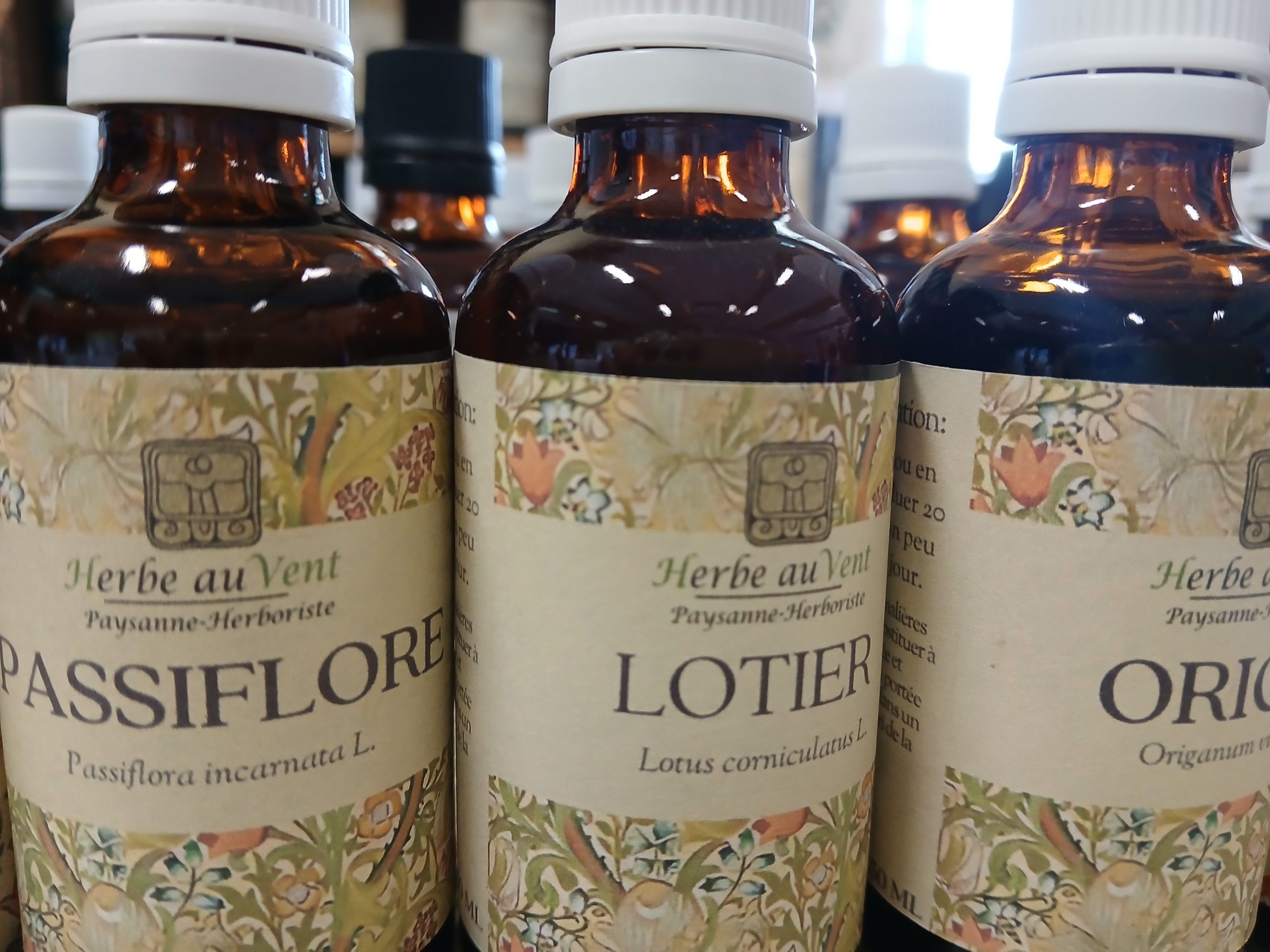 Teintures de plantes simples